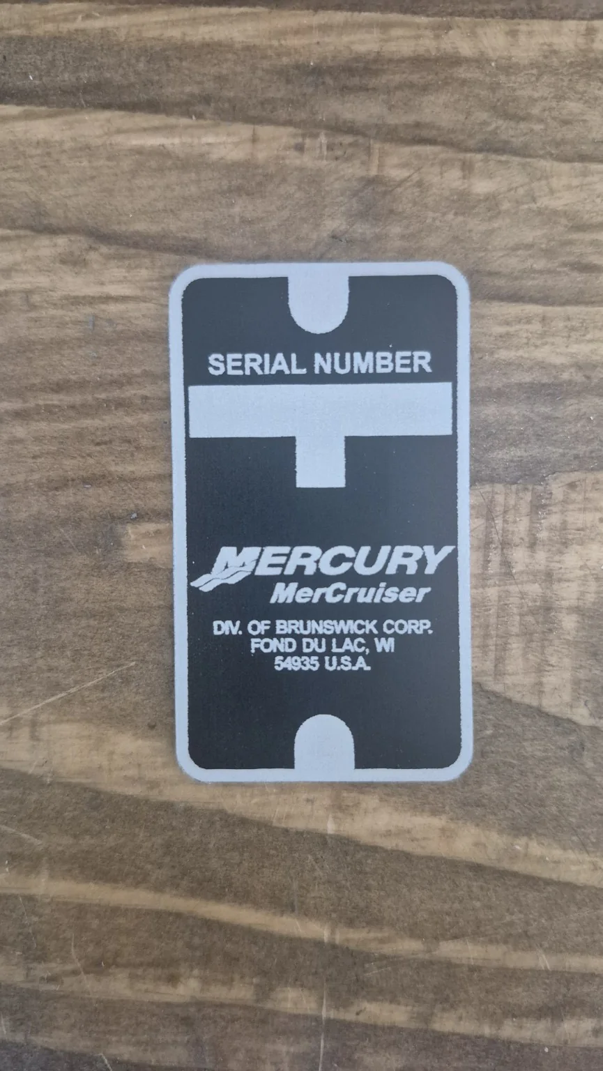 Mercury MerCruiser serijska pločica